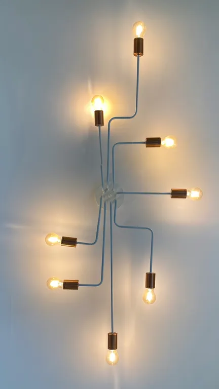 A hub branching out to many lights — one assistant, every tool connected